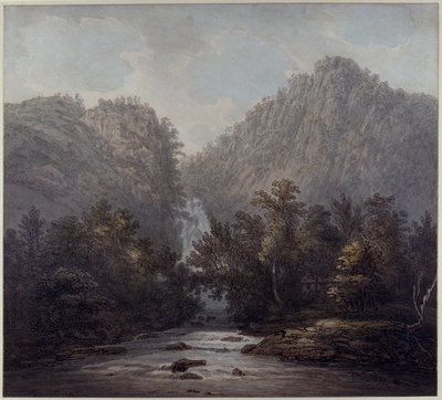 Lodore Waterval, Westmoreland, 1785 door Joseph Farington